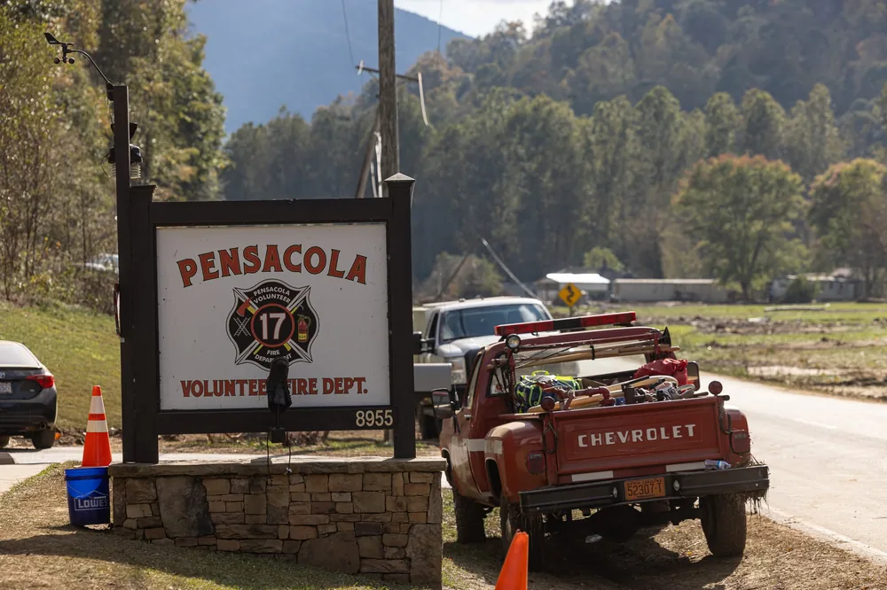 Pensacola Volunteer Fire Department sign