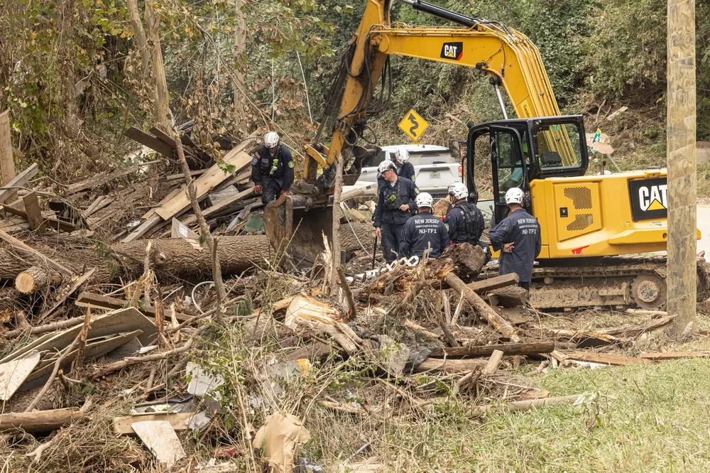 Asheville Fire Department crew working together on scene